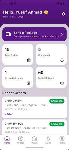Delivrax Screenshot